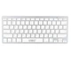 Беспроводная клавиатура UKC BK-3001 Wireless Keyboard Bluetooth тонкая портативная блютуз универсальная совместимость Android iOS Windows тихие клавиши компактный дизайн энергосберегающая удобна для работы и путешествий Silver - изображение 2