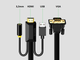 Конвертер кабель HDMI to VGA JH Z130 2м + Аудио + Питание Адаптер Преобразователь - изображение 6