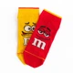 Короткие носки из высококачественного хлопка с оригинальным принтом "M&M's" 41-45 (3601) - изображение 1