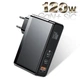 Блок питания Baseus GaN 120W Quick Charger 4.0/PD 3.0 + кабель USB-C 100W для MacBook/Huawei/Samsung/Asus/Google/Lenovo black - изображение 1
