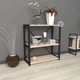 Стелаж LoftMLT E101 75x60x28 ЛДСП Дуб Молочний 16мм (E101003) - зображення 1