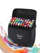 Набор двусторонних маркеров для скетчинга и рисования на спиртовой основе Touch 60 шт - изображение 1