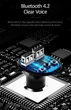 FM-модулятор Usams Bluetooth 2USB, 2.1A - зображення 8