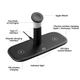Док-станция Fast Charge 5в1 с ночником для iPhone/ Android/Apple Watch/ AirPods Black - изображение 2