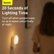 Лампа-нічник Baseus Full Moon Human Body Induction Night Light |1200mAh, 400+ days| - зображення 8