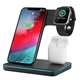 Беспроводная док-станция Fast Charge 3в1 для iPhone/Samsung/Apple Watch/AirPods 1/2/Pro - изображение 1