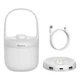Портативна лампа Baseus Moon-white Series Lamp з бездротовою зарядкою - зображення 5