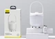 Портативна лампа Baseus Moon-white Series Lamp з бездротовою зарядкою - зображення 12