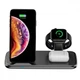 Док-станция Wireless Charger 4в1 для iPhone/Android/Apple Watch/AirPods - изображение 1