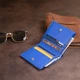 Кожаный кошелек женский ST Leather 10х9х1,3 см (acs0015749) Синий - изображение 8