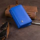 Женский кожаный кошелек 12х7,5х2,5 см ST Leather Синий (2000001555842) - изображение 9