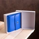 Женский кошелек кожаный ST Leather Accessories Синий (leather-19370) - изображение 8