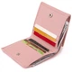 Кожаный кошелек женский ST Leather 10х9х1,3 см (acs0015754) Розовый - изображение 7