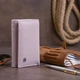 Шкіряний гаманець жіночий ST Leather 12х7, 5х2, 5 см (acs0015928) Рожевий - зображення 8
