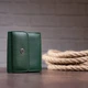 Оригінальний жіночий гаманець ST Leather 18922 Зелений - зображення 7