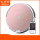 Робот-пилосос ILIFE A80 Plus рожевий для сухого та вологого прибирання управління через додаток - зображення 1
