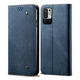 Чохол-книжка з кишеньками UniCase Jeans Wallet для Xiaomi Redmi Note 10 5G / Poco M3 Pro - Blue - зображення 1