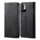 Чохол-книжка з кишеньками UniCase Jeans Wallet для Xiaomi Redmi Note 10 5G / Poco M3 Pro - Black - зображення 1