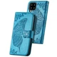 Чехол-книжка с рисунком UniCase Butterfly Pattern для Samsung Galaxy A22 (A225) / M22 (M225) - Blue - изображение 3