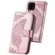 Чехол-книжка с рисунком UniCase Butterfly Pattern для Samsung Galaxy A22 (A225) / M22 (M225) - Rose Gold - изображение 3