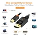 Кабель CABLETIME Mini Displayport to DisplayPort (Thunderbolt) 1.8m 4K/60Hz для MacBook/iMac - изображение 2