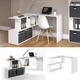 Стіл комп'ютерний кутовий Forte Alma 1200x770x500 Бетон - зображення 2