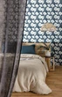 Обои Caselio The place to bed PTB101796166 вьюнок синий 0.53 х 10.05 м - изображение 3