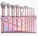 Набір пензлів для макіяжу Pink Glow 10 шт - зображення 1