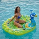 Надувной развивающий игровой водный центр плотик Павлин Intex большой надувной матрас Интекс плот для детей и для взрослых 193 х 163 х 94 см TB 57250 - изображение 2