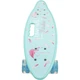 Блакитний пенні борд із малюнком Фламінго та зі світними колесами Penny Board - зображення 5