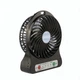 Вентилятор с аккумулятором USB Portable Fan Mini Черный - изображение 3
