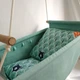 Детская подвесная качеля-гамак, колыбель Happy Vita Craft зверята в лесу мятная - изображение 2