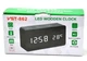Часы электронные настольные с датчиком температуры LED VST-862-3 Original черные с оранжевой подсветкой - изображение 7