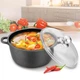 Кастрюля Greblon Ceram Maestro MR-4620С 2 л. черная 20см - изображение 1