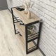 Этажерка LoftMLT E110 74х60х28 ЛДСП Дуб Сонома 16мм (E110001) - изображение 2