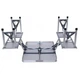 Cтол алюминиевый для пикника раскладной с 4 стульями Folding Table Grey (zhs0434) - изображение 4