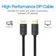 Кабель Vention DisplayPort v1.2 1m Black, 4K 60Hz, 2K 144Hz (HACBF) - изображение 7