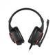 Ігрові навушники HAVIT HV-H2032D з мікрофоном та підсвіткою Black/Red - изображение 3