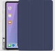 Силиконовый чехол обложка Transparent + Pencil Holder BBM1 для iPad Air 4 10.9" 2020 Темно-синий - изображение 1