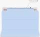 Силиконовый чехол обложка Transparent + Pencil Holder BBM1 для iPad 10 2022/2024 10,9"/iPad 11" 2025 (A16) Голубой - изображение 7