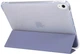 Силіконовий чохол обкладинка Transparent + Pencil Holder BBM1 для iPad 10 2022/2024 10,9"/iPad 11" 2025 (A16) Сіро-Фіолетовий - зображення 11