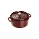 Кастрюля чугунная эмалированная Staub с крышкой 3.8 л 24 см вишня 1102487 - изображение 1