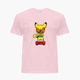 Детская футболка Бравл Старс Леон Пикачу (Brawl Stars Leon Pikachu) (25186-2601) 122-128 см Хлопок Розовый - изображение 1