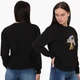 Свитшот женский Билли Айлиш (Billie Eilish) (8771-1206) Черный XL - изображение 2