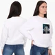 Свитшот женский Ангел (Angel) (8771-1592) Белый XS - изображение 2