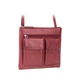 Шкіряна сумка через плече Visconti 18608 Slim Bag (Red) - зображення 2