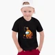 Детская футболка Амонг Ас Оранжевый (Among Us Orange) (25186-2413) 122-128 см Хлопок Черный - изображение 2