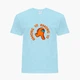 Футболка дитяча Амонг Ас Помаранчевий (Among Us Orange) (25186-2408) 122-128 см Бавовна Блакитний - зображення 1