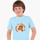 Футболка дитяча Амонг Ас Помаранчевий (Among Us Orange) (25186-2408) 122-128 см Бавовна Блакитний - зображення 3