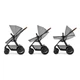 Універсальний візочок 3 в 1 Kinderkraft Moov Gray Melange - зображення 7
